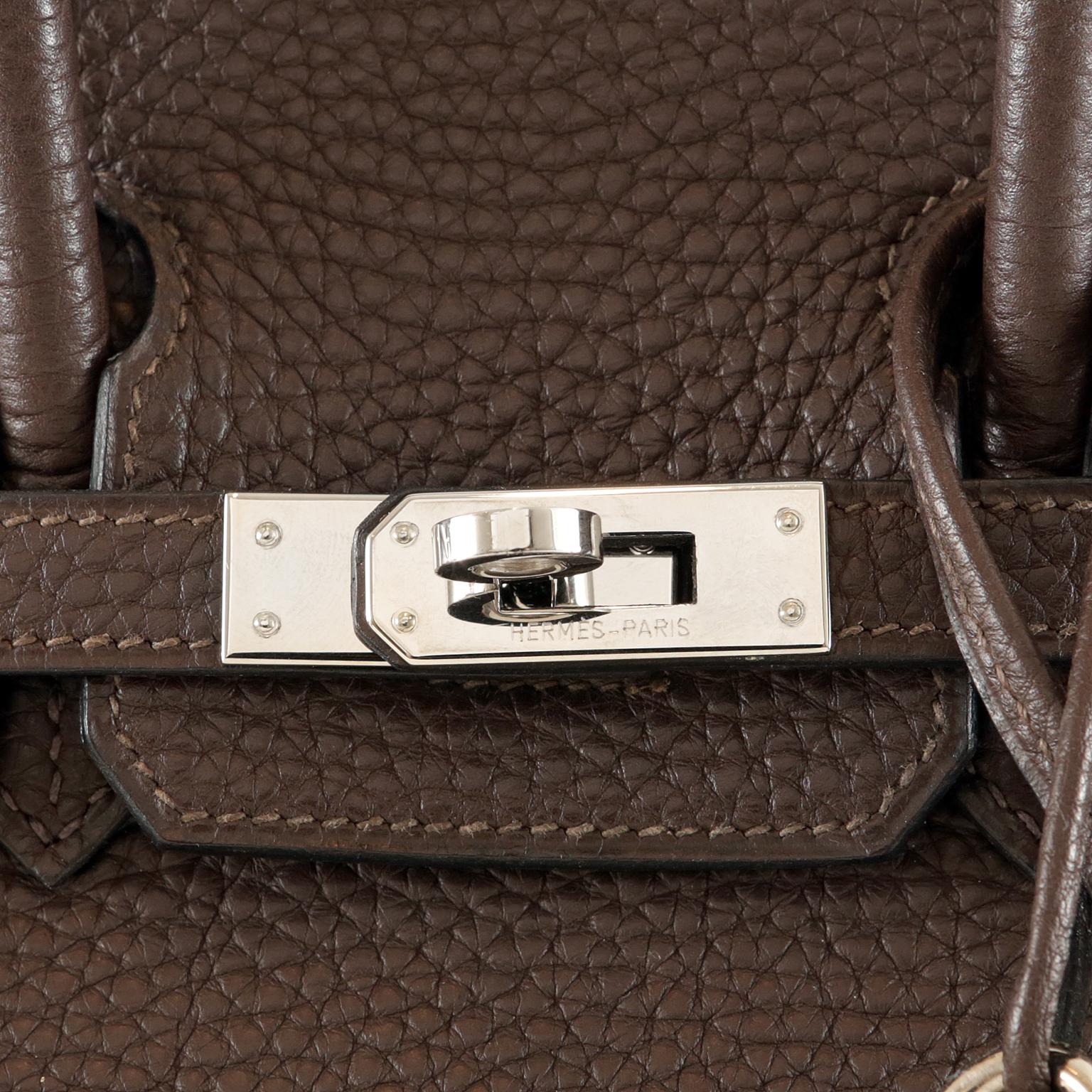 Hermès Cocoan Brown Togo 25 cm Birkin Bag 3