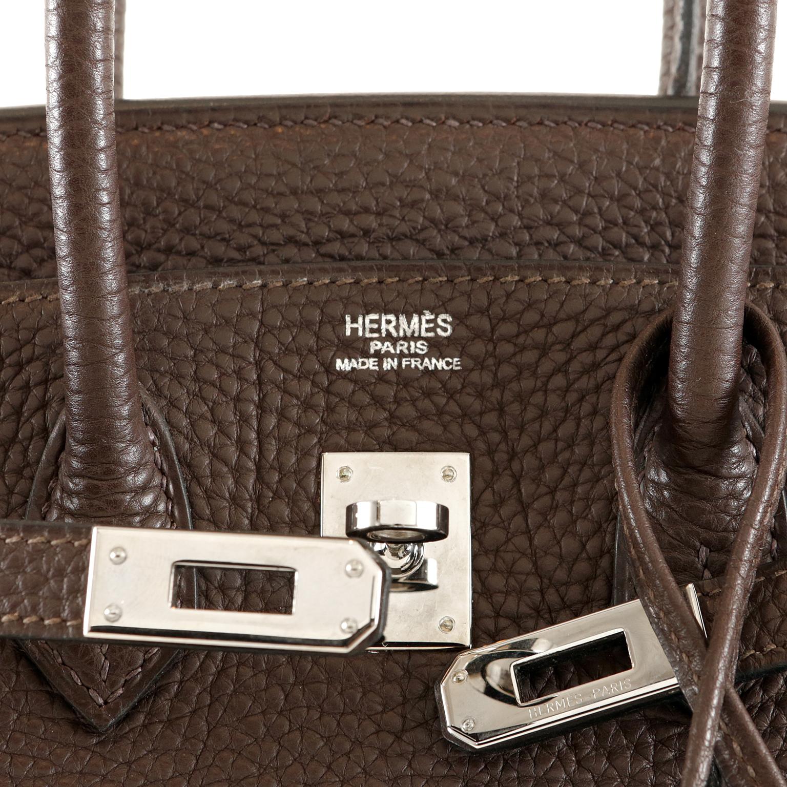 Hermès Cocoan Brown Togo 25 cm Birkin Bag 5
