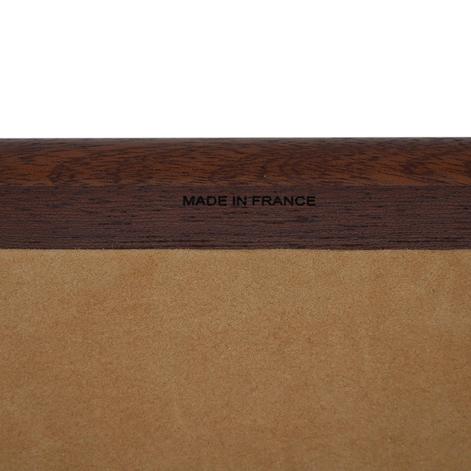 Hermes Coffret a Cigares Humidor Limited Edition Sycamore Holz Sesam Eidechse im Angebot 16
