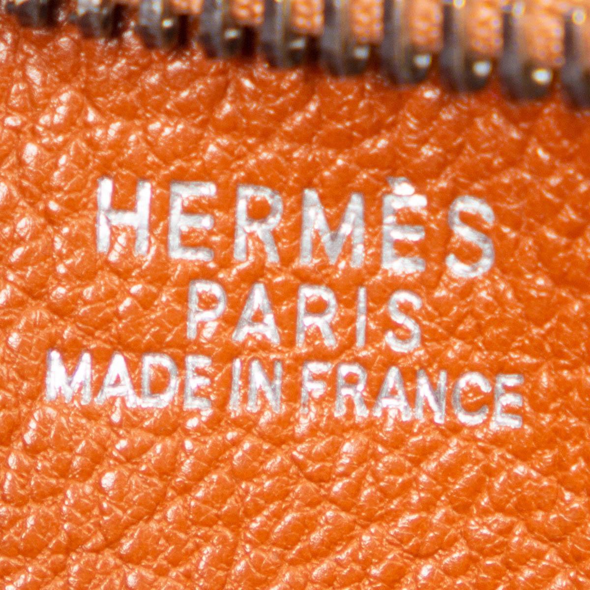 HERMES cognac brown Courchevel leather BERLINGOT 23 Shoulder Bag 2