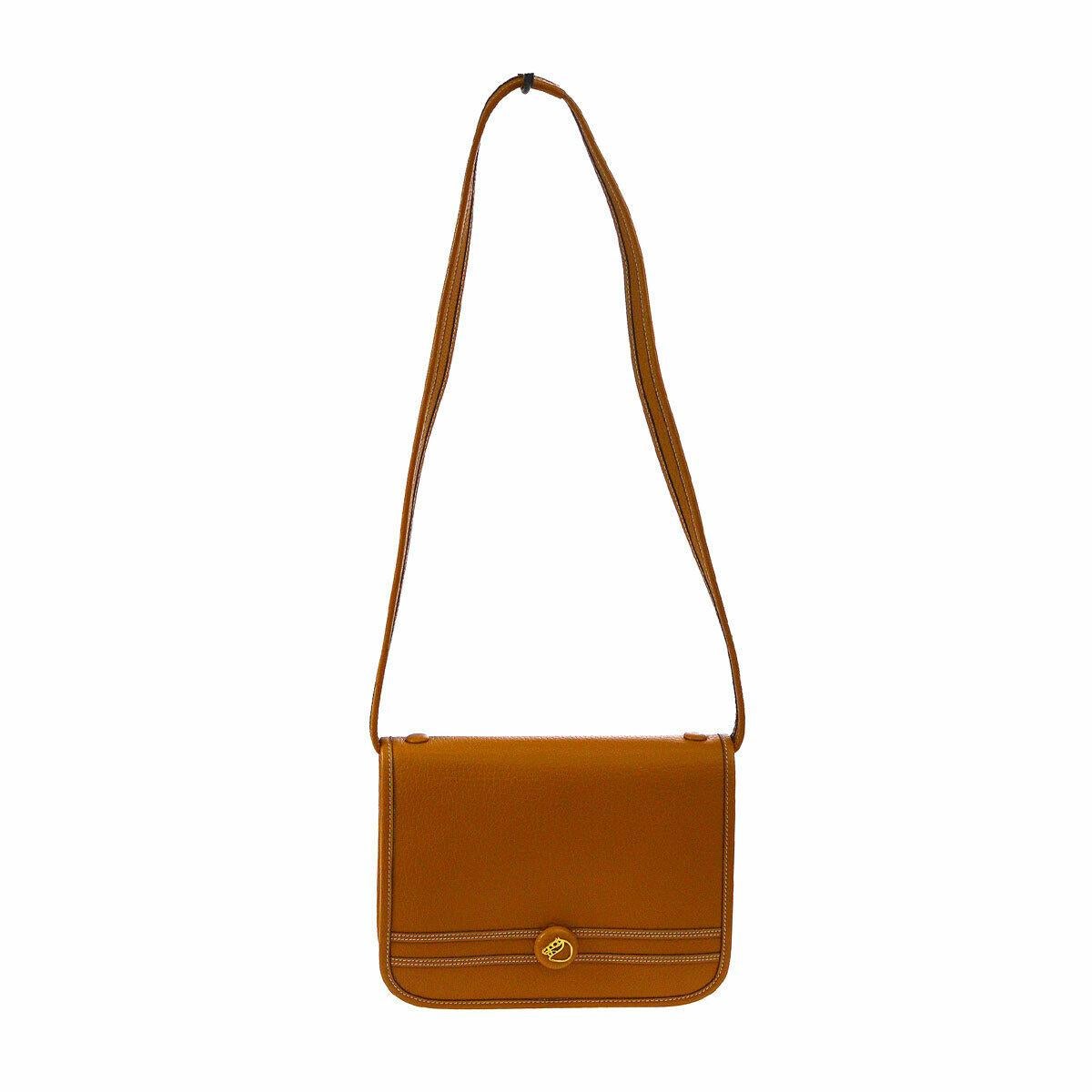 Hermes Cognac Leather Gold Horse Crossbody Carryall Shoulder Flap Bag

Leather
Gold tone hardware
Leather lining
Snap button closure
Date code present
Made in France 
Shoulder drop 16.5
