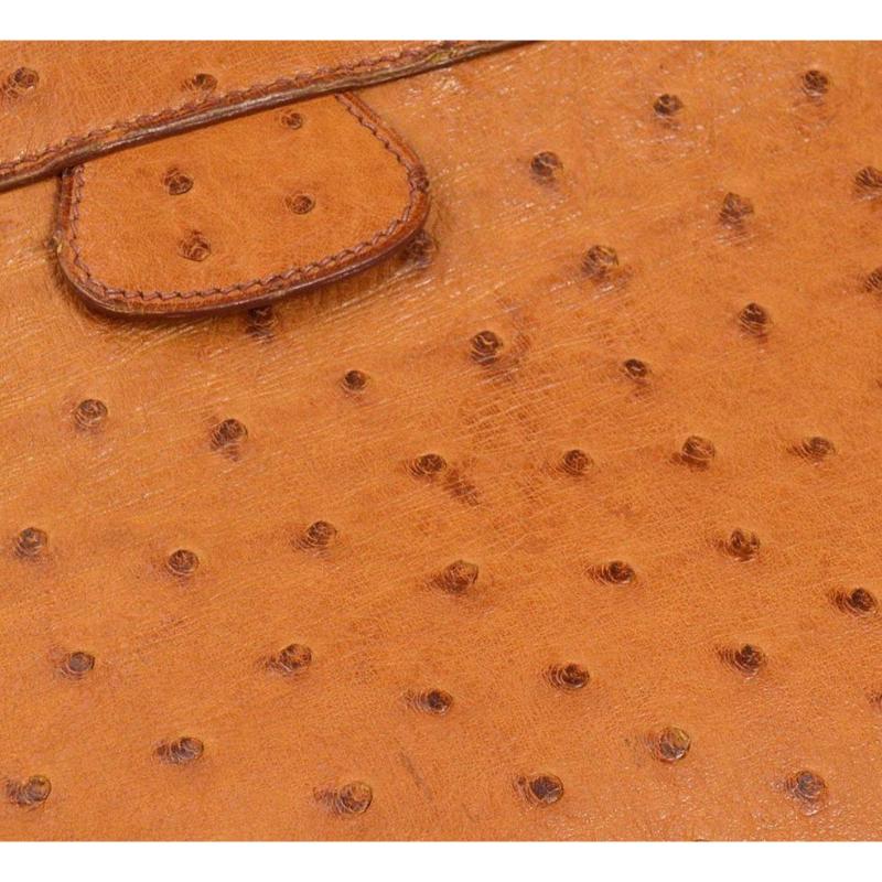 Condizioni d'epoca usate
Dalla collezione del 2001
Struzzo
Fodera in pelle
Misura 12,5