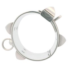 Hermes Collar Du Chien - Bracciale grande in argento
