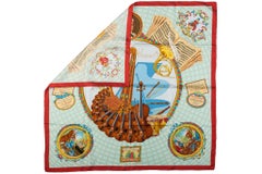 Hermes Collectible Mozart Silk Scarf