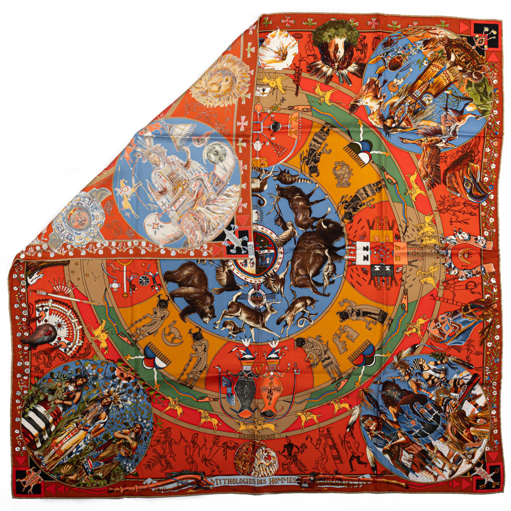 Hermès Collectible Mythologies Scarf In Excellent Condition For Sale In West Hollywood, CA