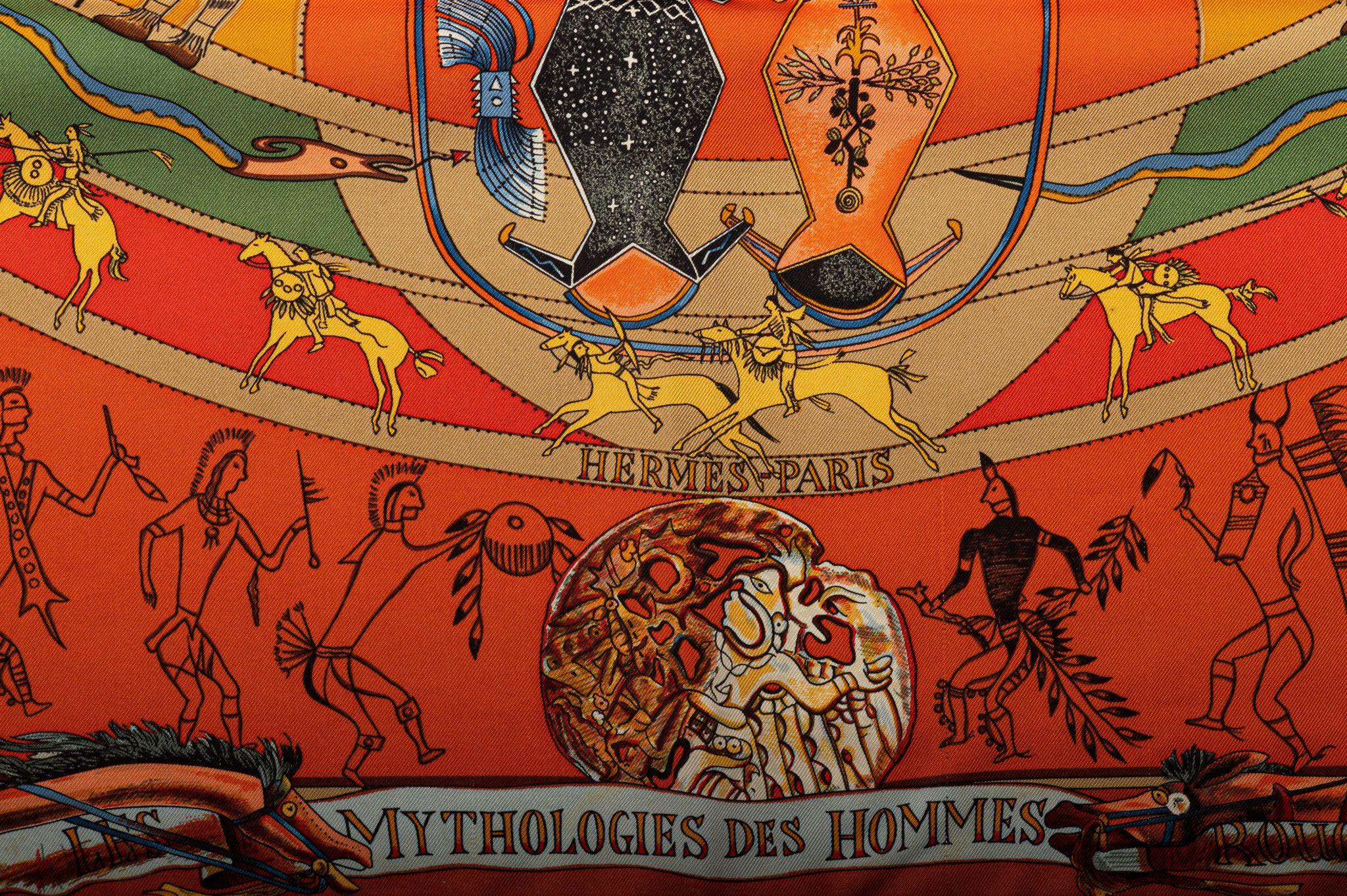 Hermès Collectible Mythologies Scarf For Sale 1