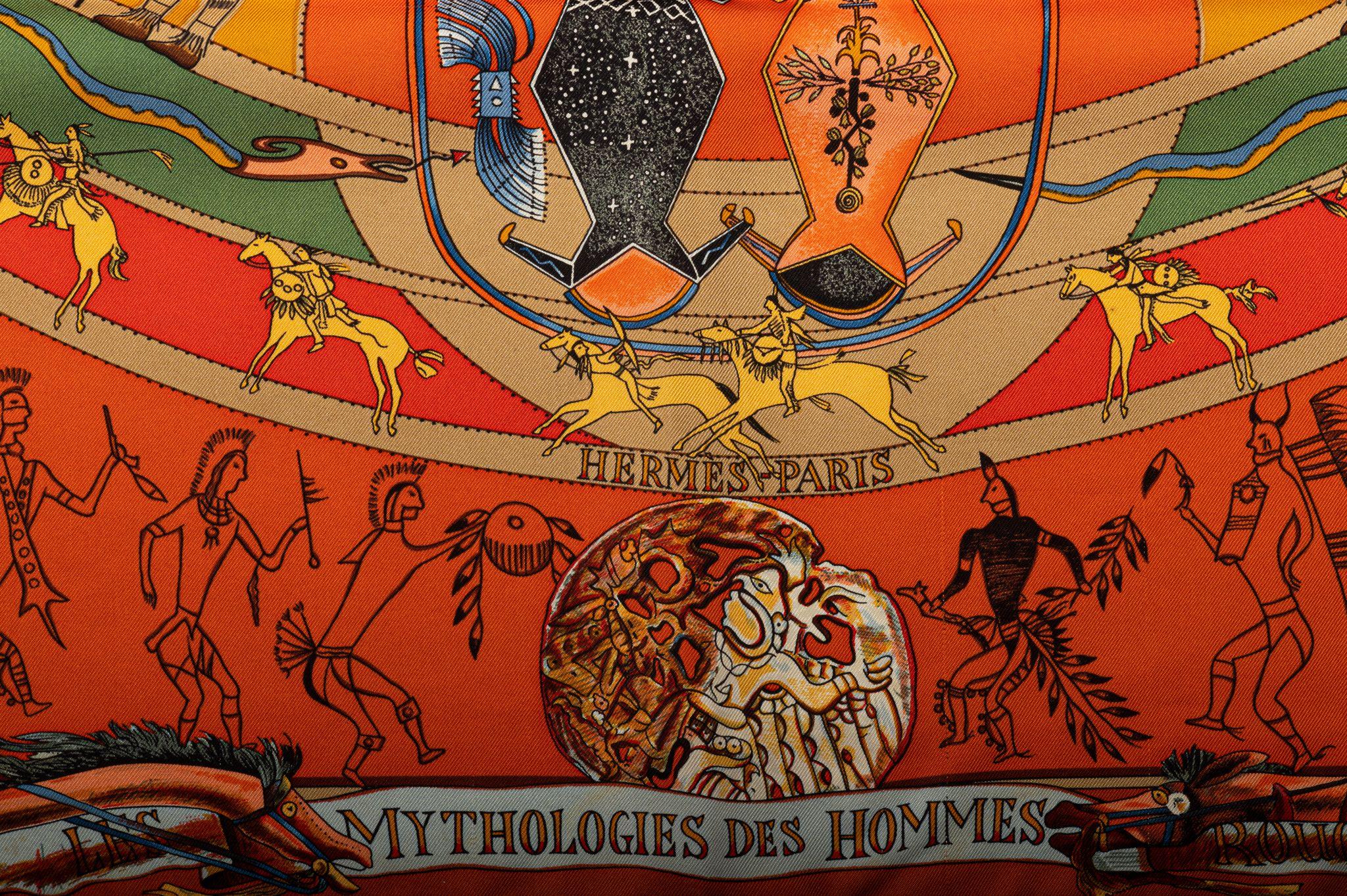 Hermès Bufanda Coleccionable Mitologías en venta 1
