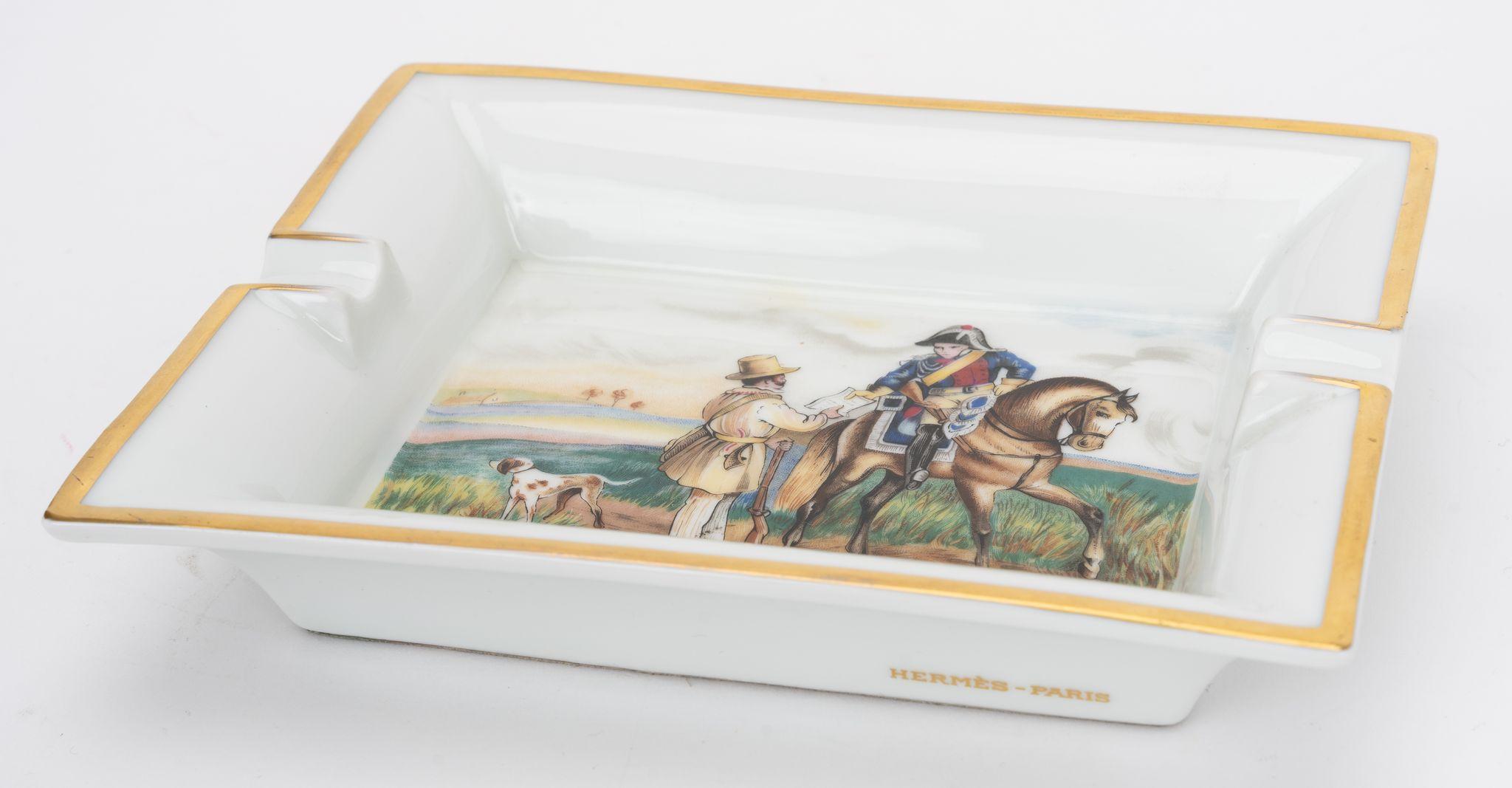 Hermès Collectible Napoleon Ashtray In Excellent Condition For Sale In West Hollywood, CA
