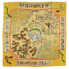 Foulard Hermès de collection « Neige d'Antan »