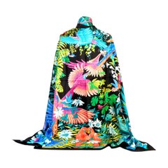 Hermes Collectible Tropical Birds Silk 54" Shawl