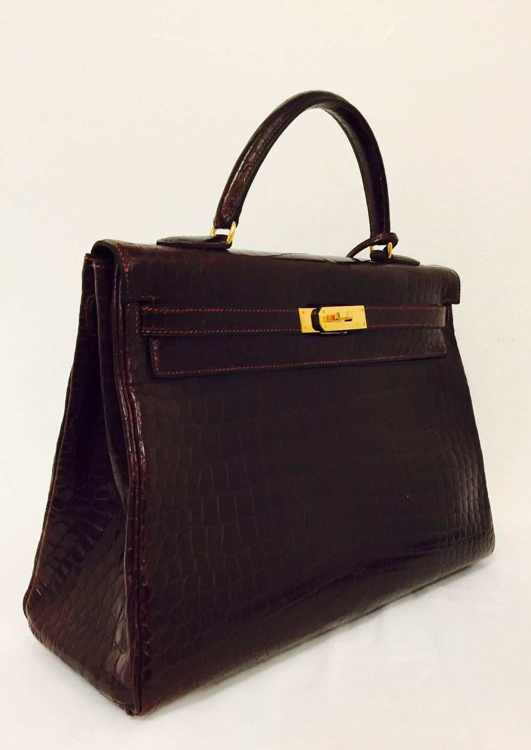 A one-of-a kind Kelly!  Worthy of Hermès' Archives (and HSH Grace herself) this rare, highly collectible handbag is not available anywhere in the entire world!  What can be said that hasn't been said about this truly inimitable classic handbag from