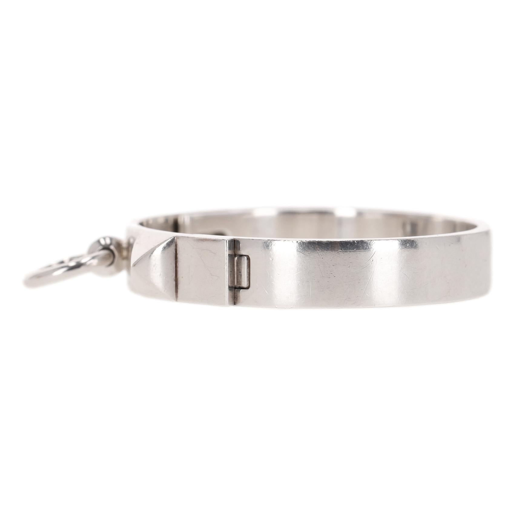 Hermes Collier De Chain Silber ST Medium Armband (Moderne) im Angebot