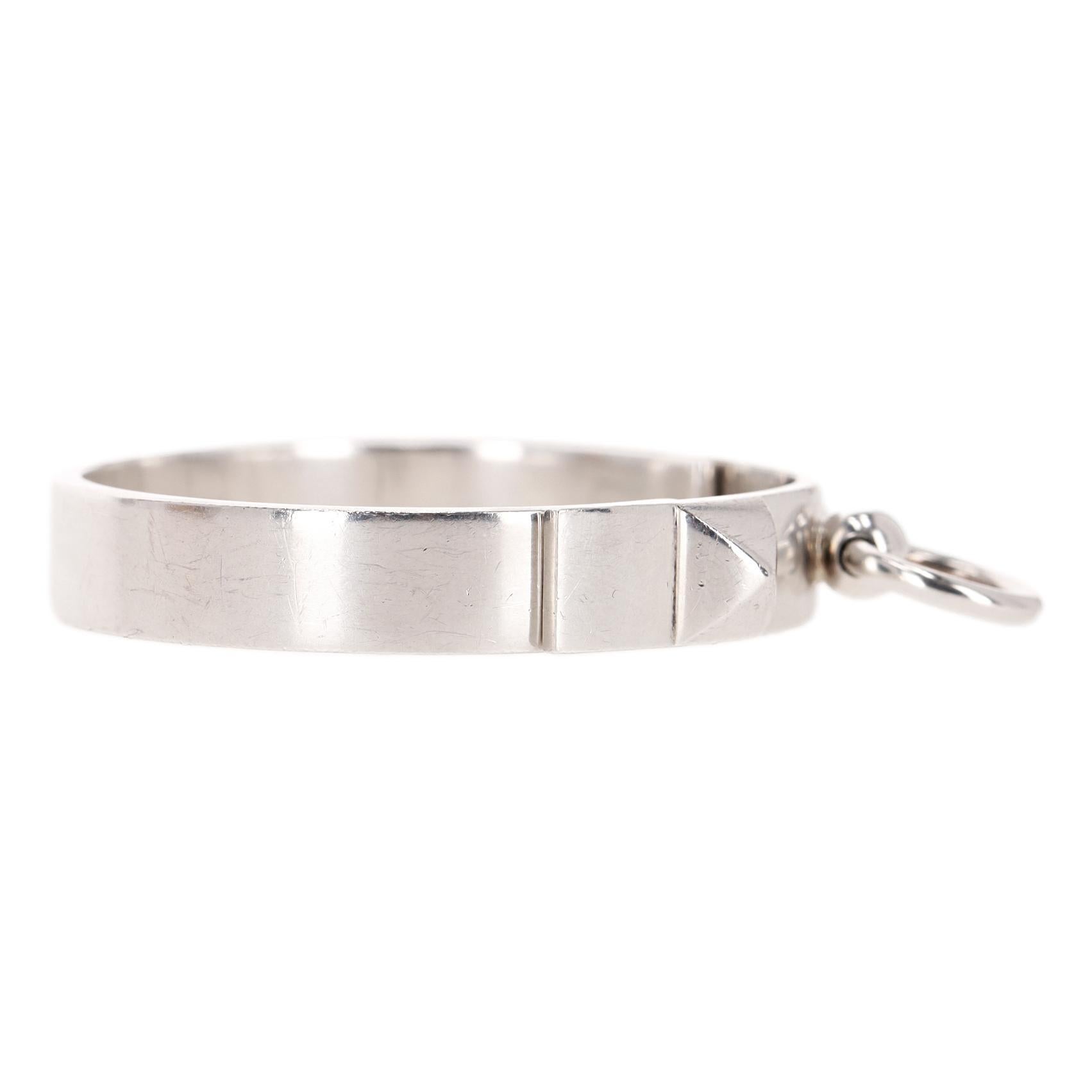 Hermes Collier De Chain Silber ST Medium Armband im Zustand „Hervorragend“ im Angebot in London, GB