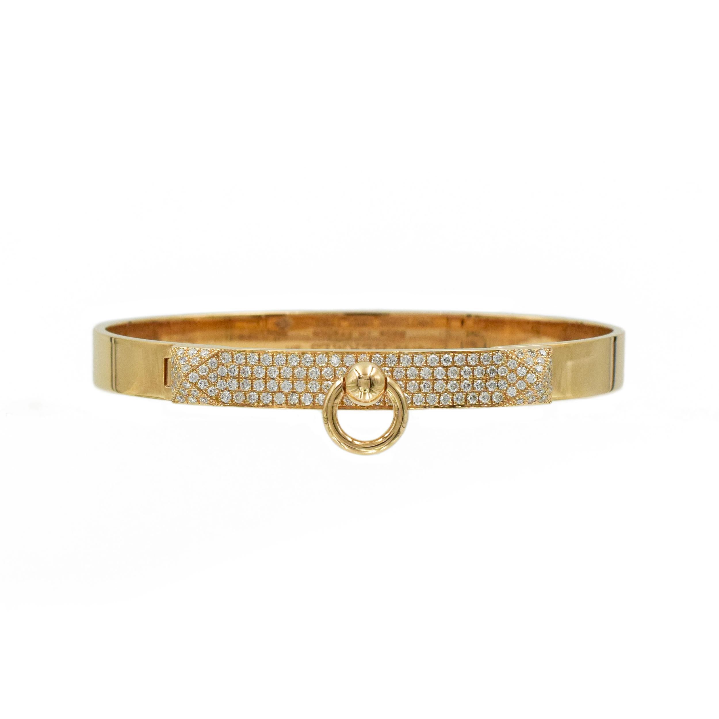 Hermes 'Collier de Chein' Bracelet  In Excellent Condition For Sale In New York, NY
