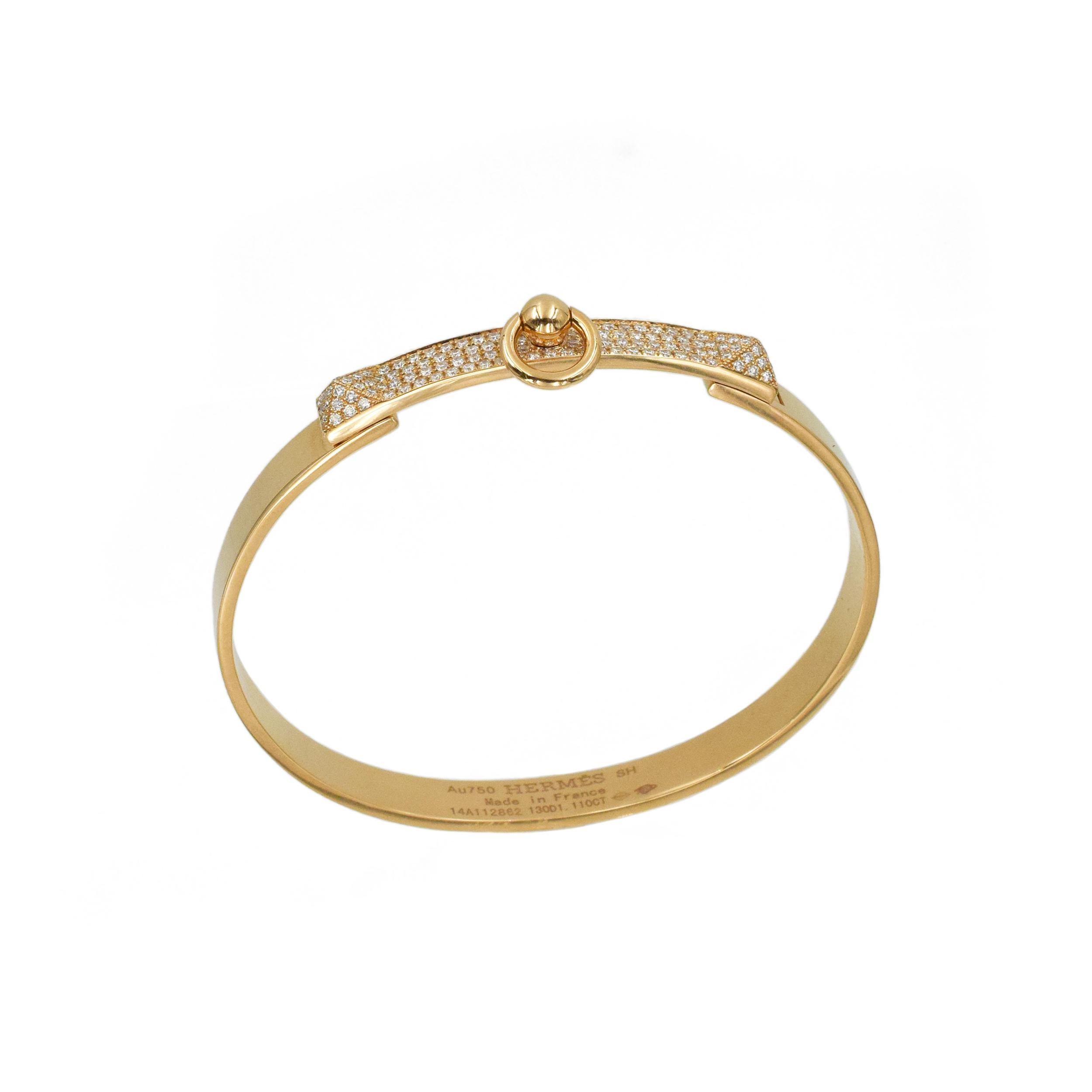 Women's or Men's Hermes 'Collier de Chein' Bracelet  For Sale