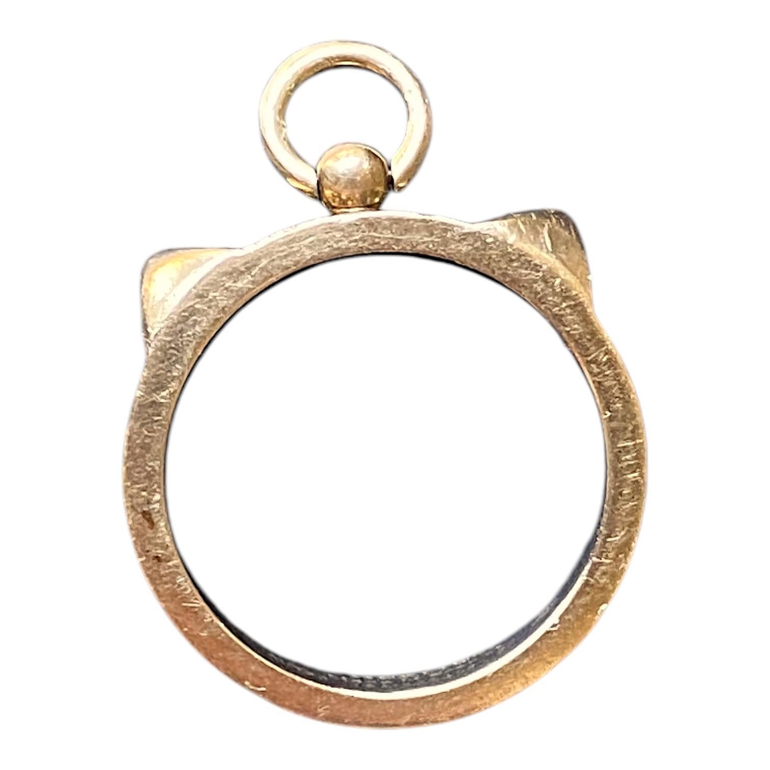 HERMÉS Collier de Chien 18K Rose Gold Black Spinel Ring In Good Condition For Sale In Henderson, NV