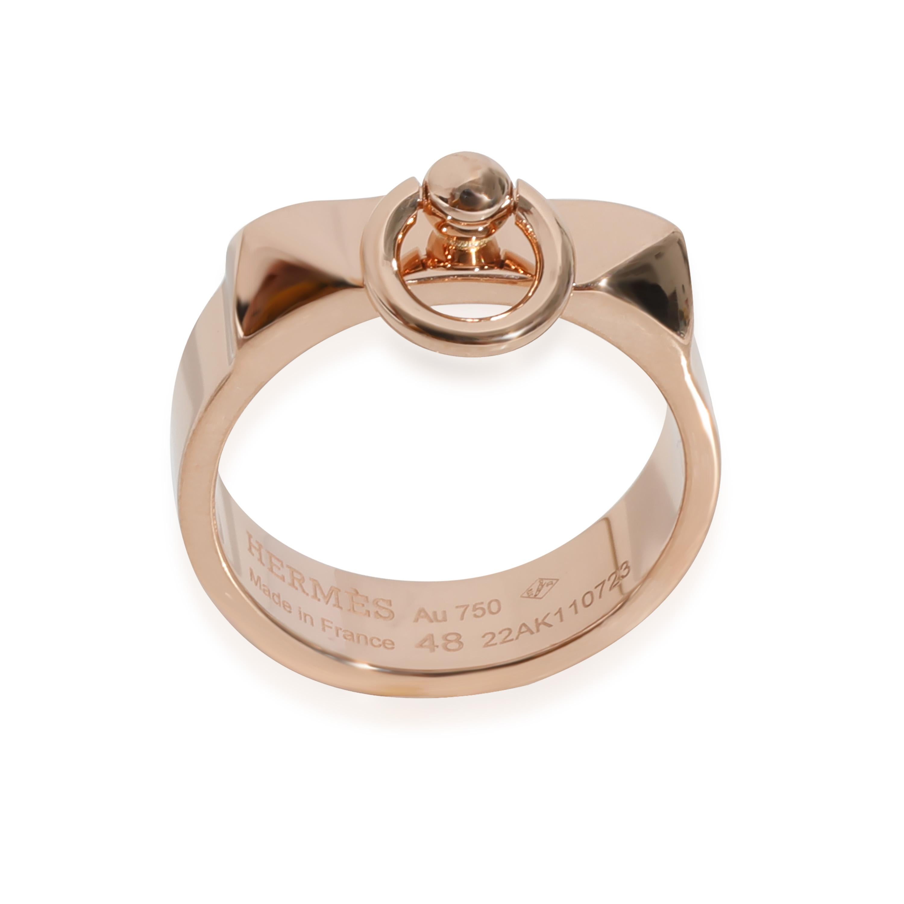 Hermès Collier de Chien Band in 18k Rose Gold

PRIMARY DETAILS
SKU: 128972
Listing Title: Hermès Collier de Chien Band in 18k Rose Gold
Condition Description: Retails for 2025 USD. In excellent condition and recently polished. Ring size is 4.5.