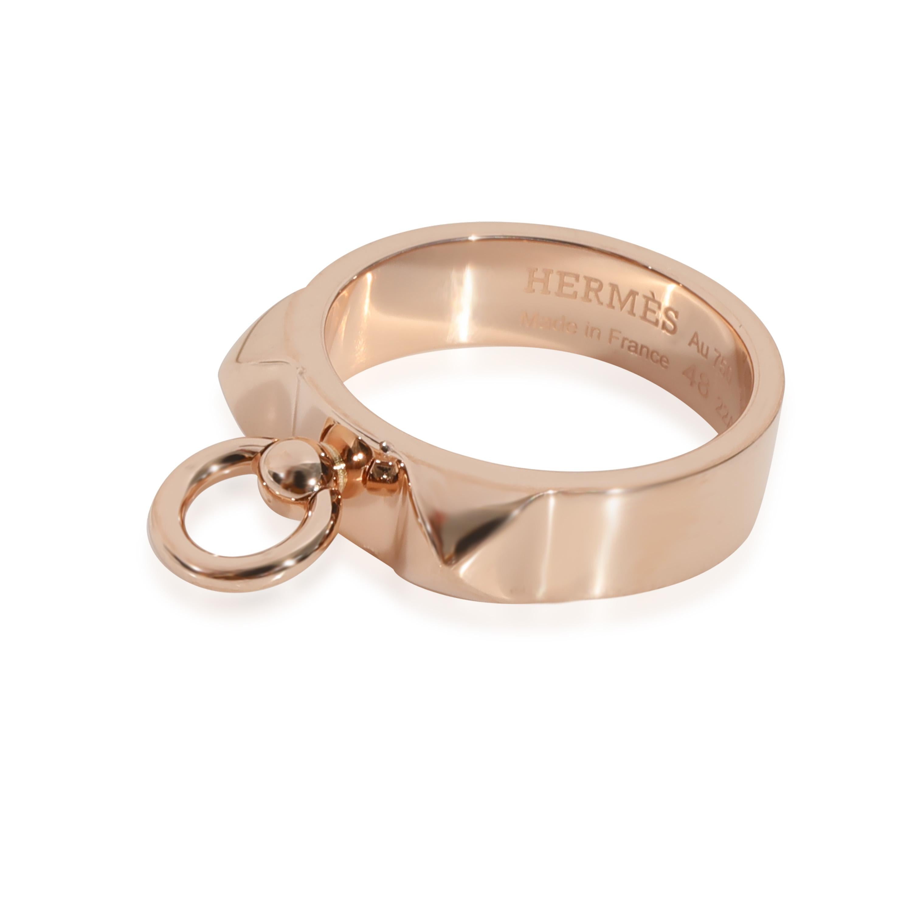 Hermès Collier De Chien Band in 18k Rose Gold im Zustand „Hervorragend“ im Angebot in New York, NY
