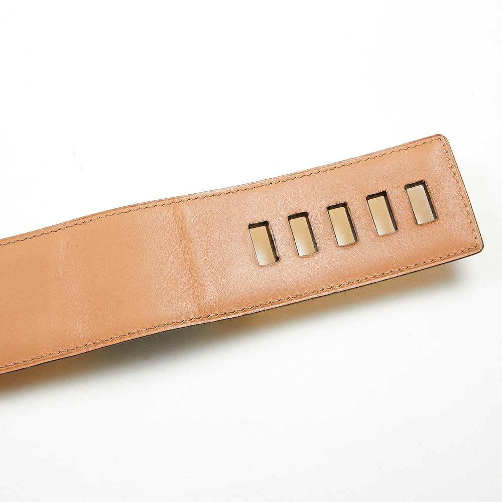 HERMES Collier de Chien Belt in Black Box Leather Size 75 In Good Condition In Paris, FR