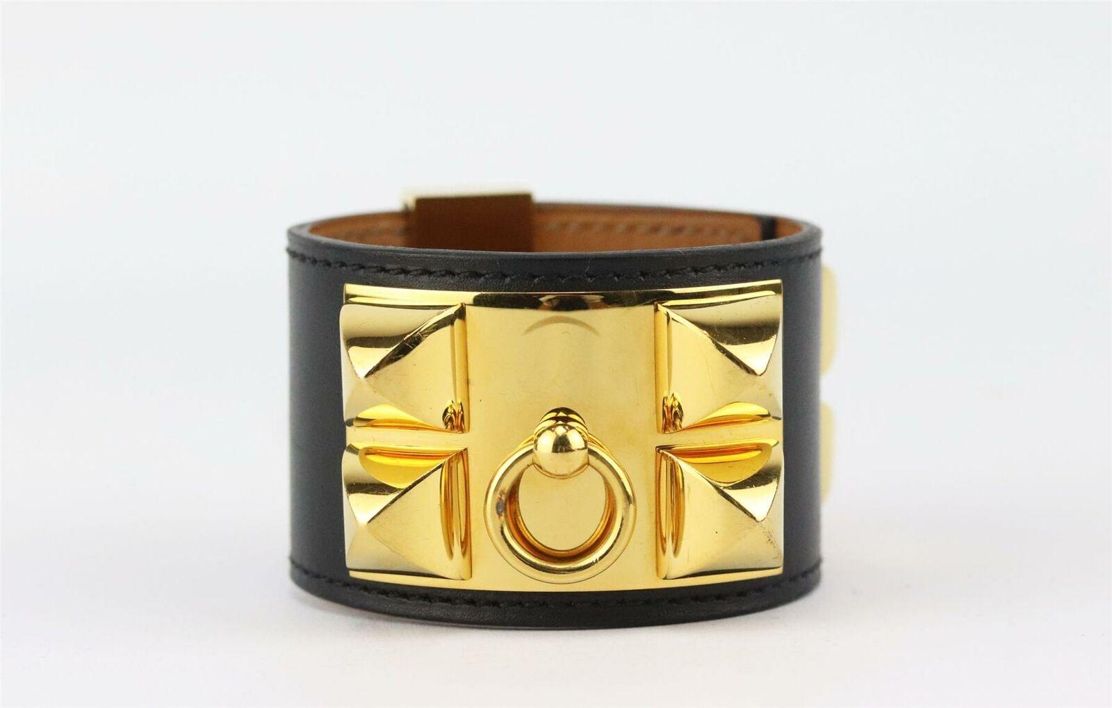 Hermès Collier de Chien Box Calf Leather Bracelet  3