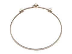 Hermès Bracelet Collier de Chien Or Rose 18K Taille XXL