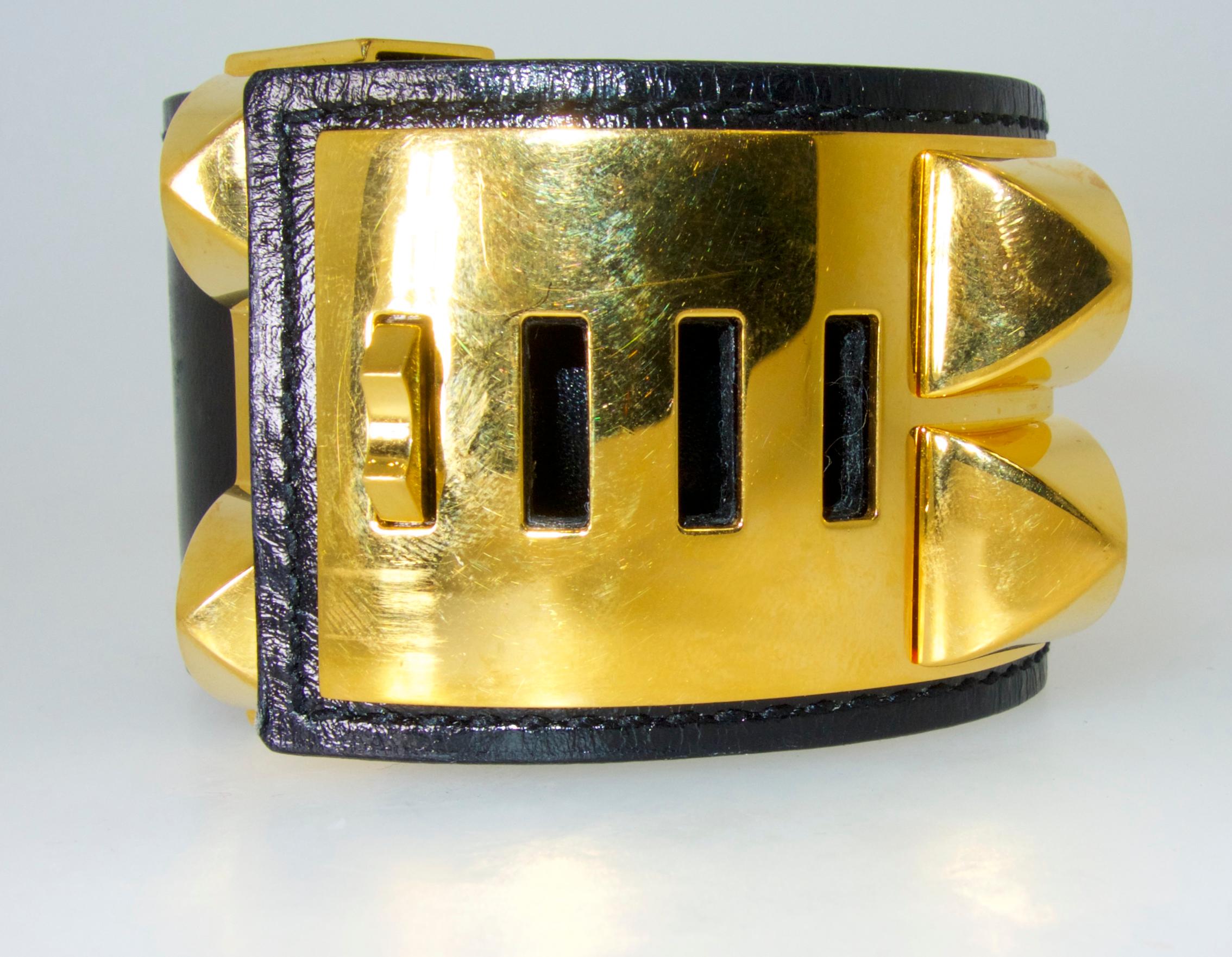 Women's or Men's Hermes Collier De Chien Cuff Bracelet