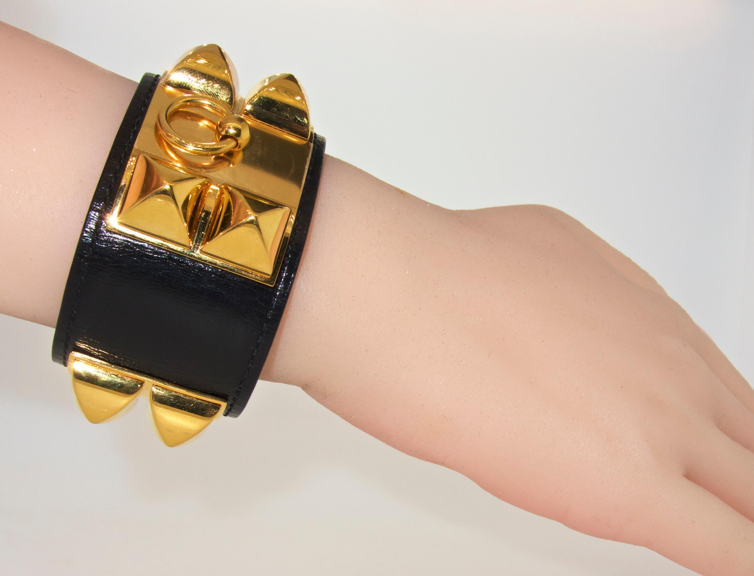 Hermes Collier De Chien Cuff Bracelet 4