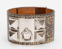 Hermès Collier De Chien Ombre Lizard