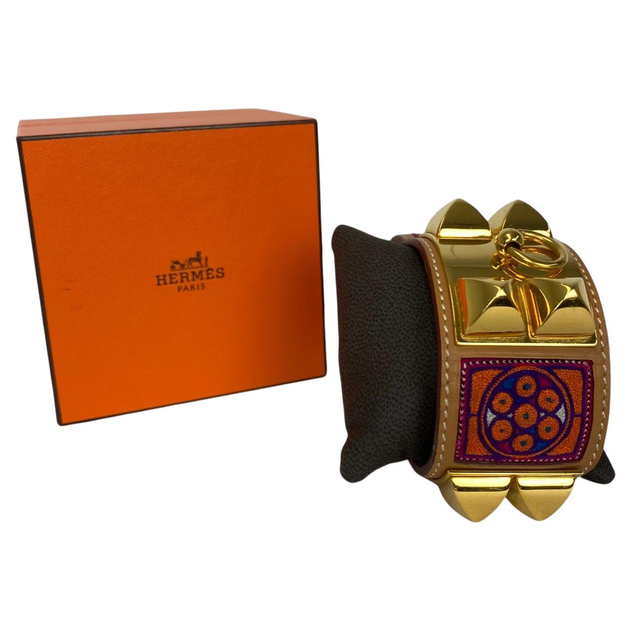Hermès "Collier de Chien" Raro 2008 Edición Año de la India Pulsera