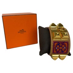 Hermès "Collier de Chien" Raro 2008 Edición Año de la India Pulsera