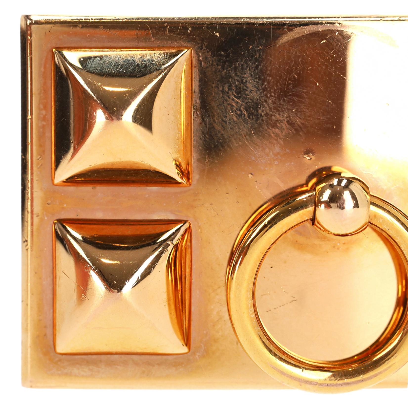 Hermes Collier De Chien Ceinture en cuir réversible en vente 6