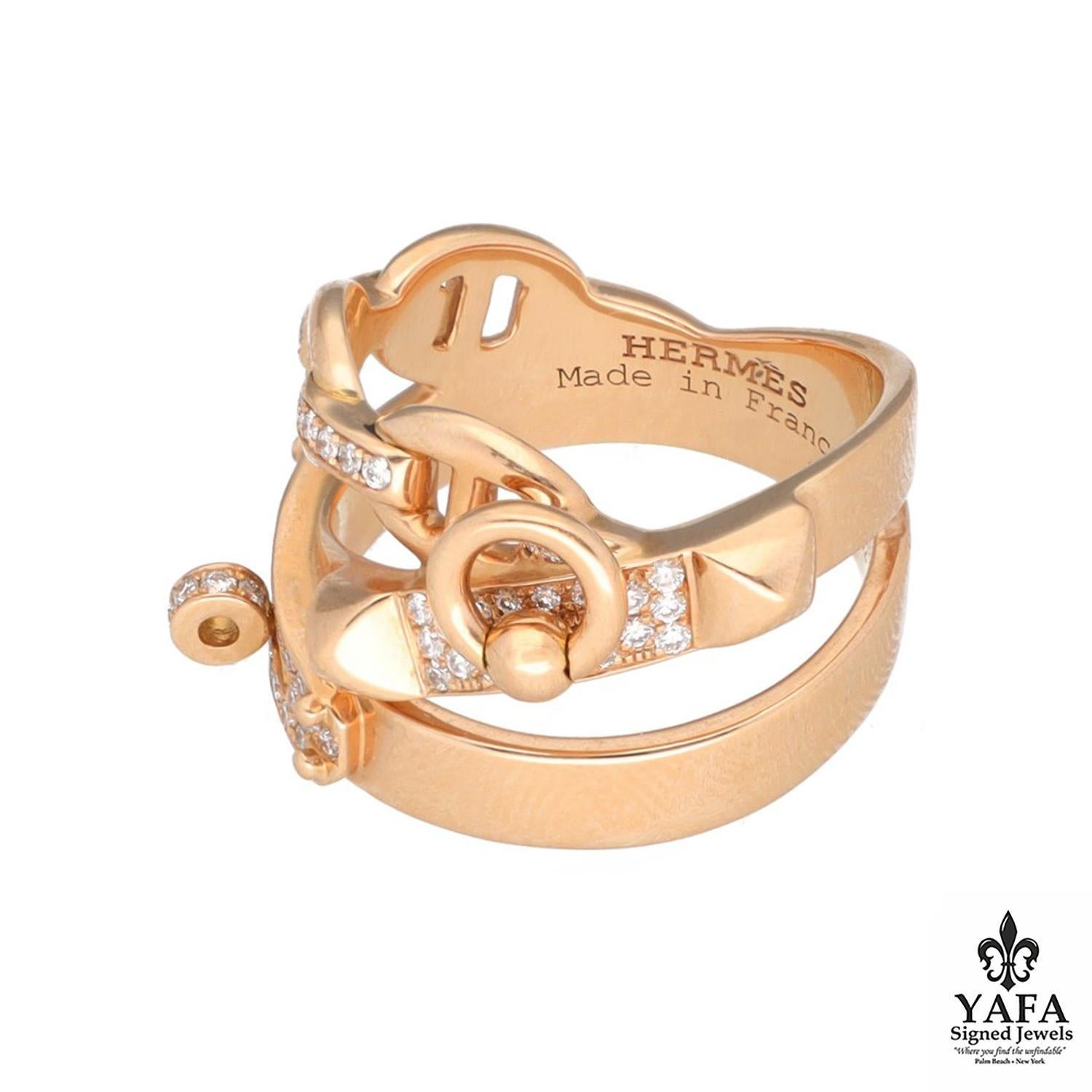 HERMES Collier de Chien Ring In Excellent Condition For Sale In New York, NY