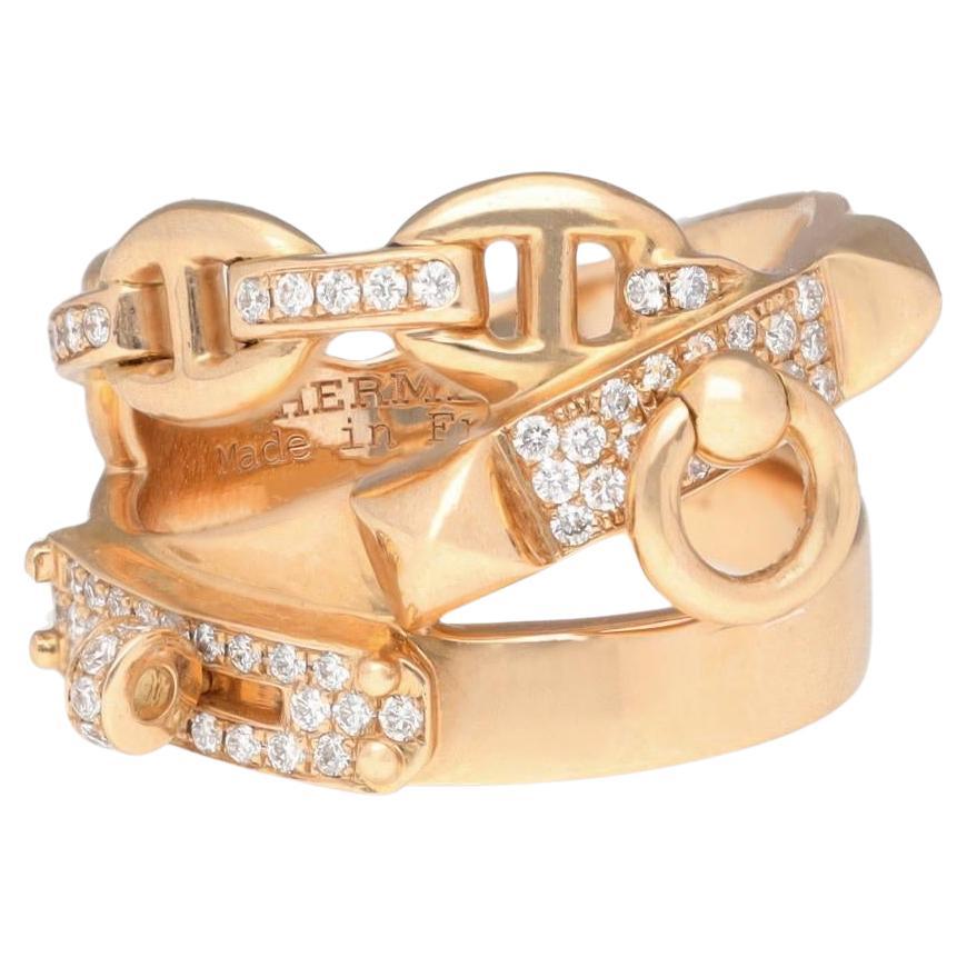 HERMES Collier de Chien Ring