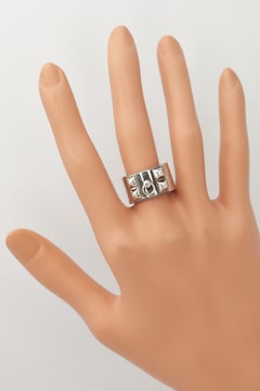 Hermès Collier de Chien Ring in Sterling Silver