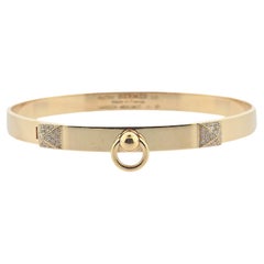 Hermes Collier De Chien Roségold Diamant-Armband