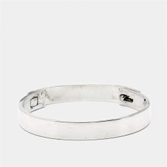 Hermes Collier De Chien Sterling Silver Bracelet