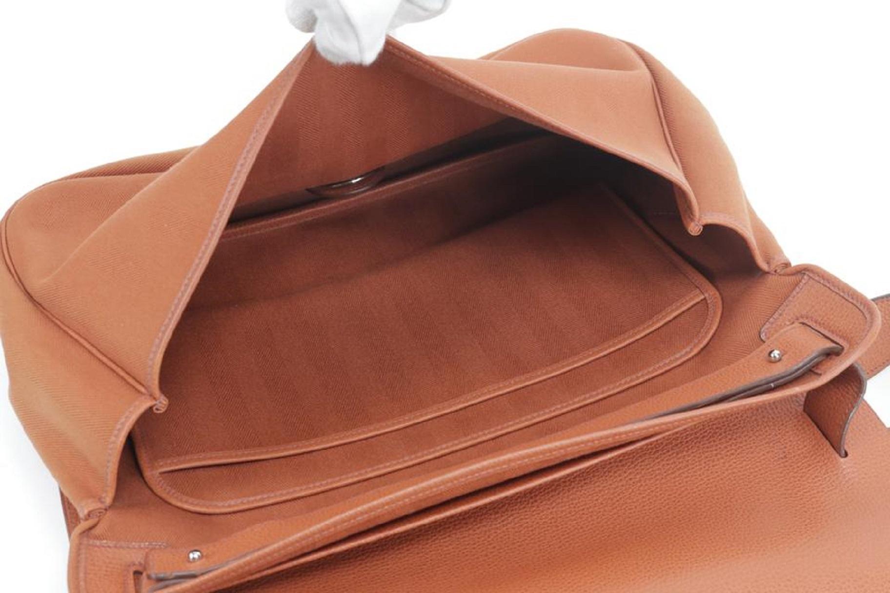 Hermès Colorado GM Flap Messenger Large Orange 2H818 In Good Condition In Dix hills, NY