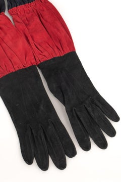 Hermès Colorful Long Leather Gloves