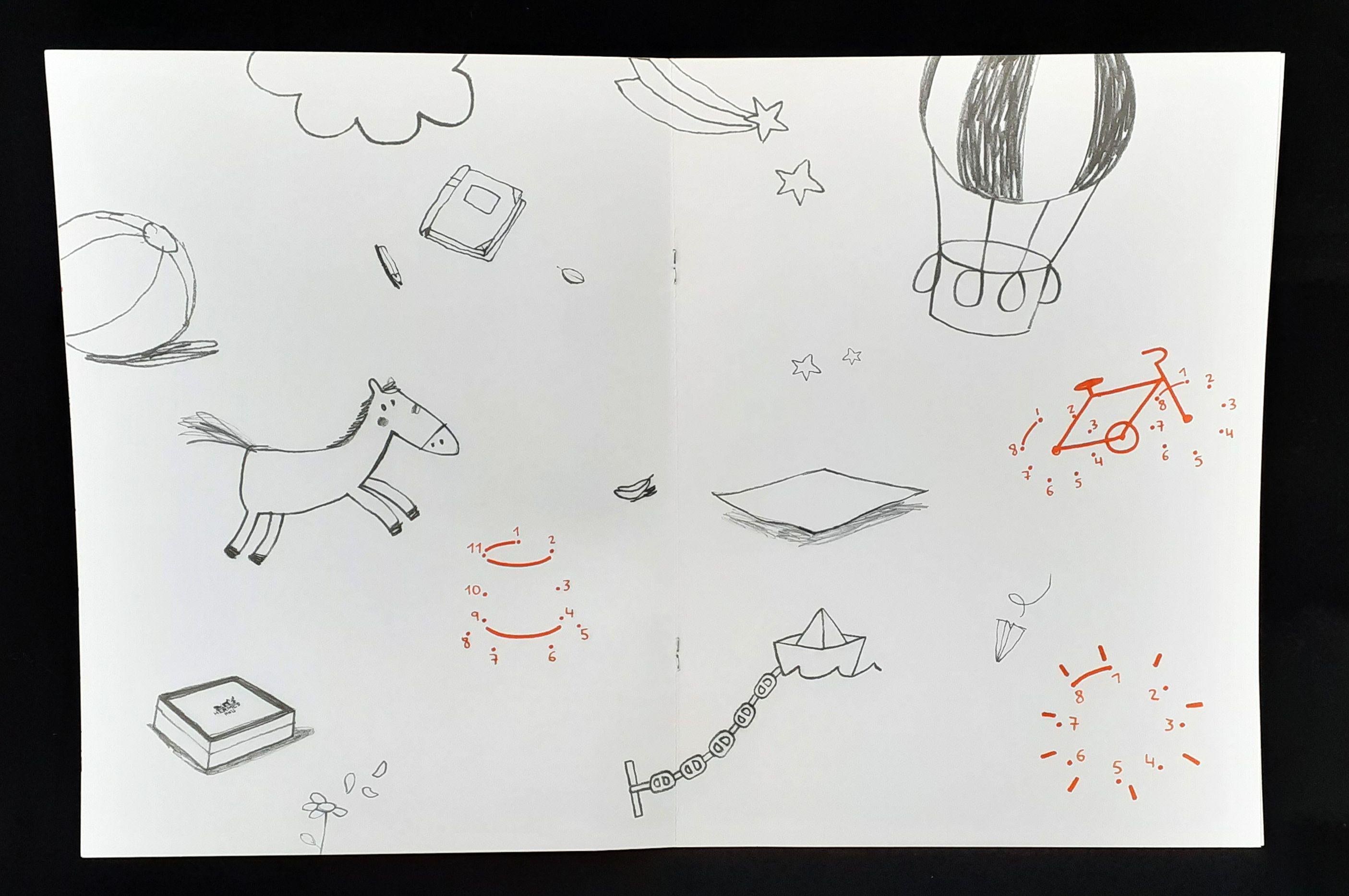 Hermès Coloring Book Children RARE In New Condition In Corcoué Sur Logne, Loire-Atlantique