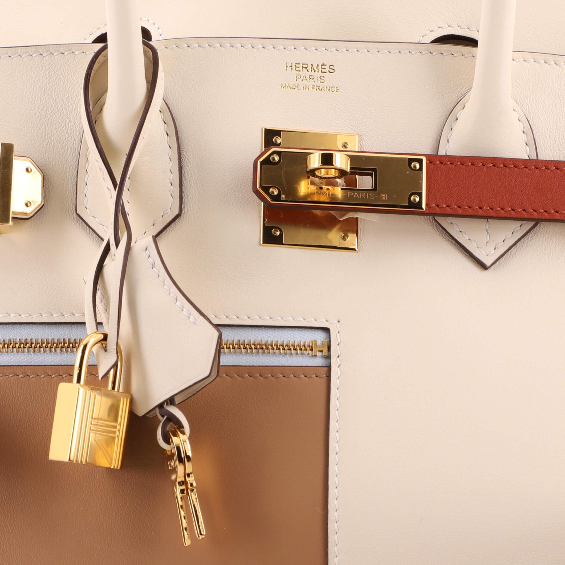 Hermès - Sac Birkin Swift 30 coloré 3