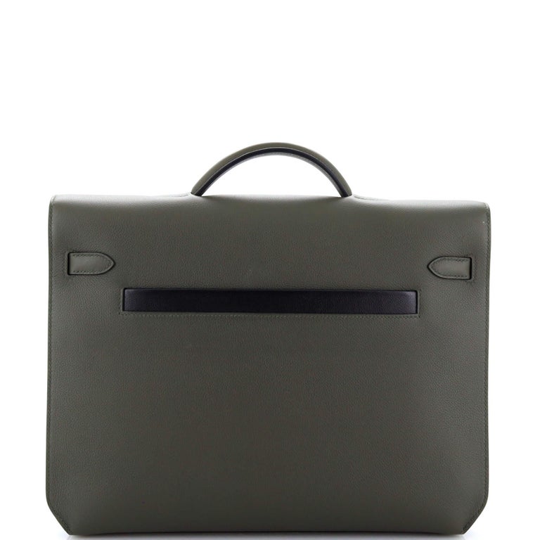 Hermes Colormatic Kelly Depeches Briefcase Evercolor 36 at 1stDibs