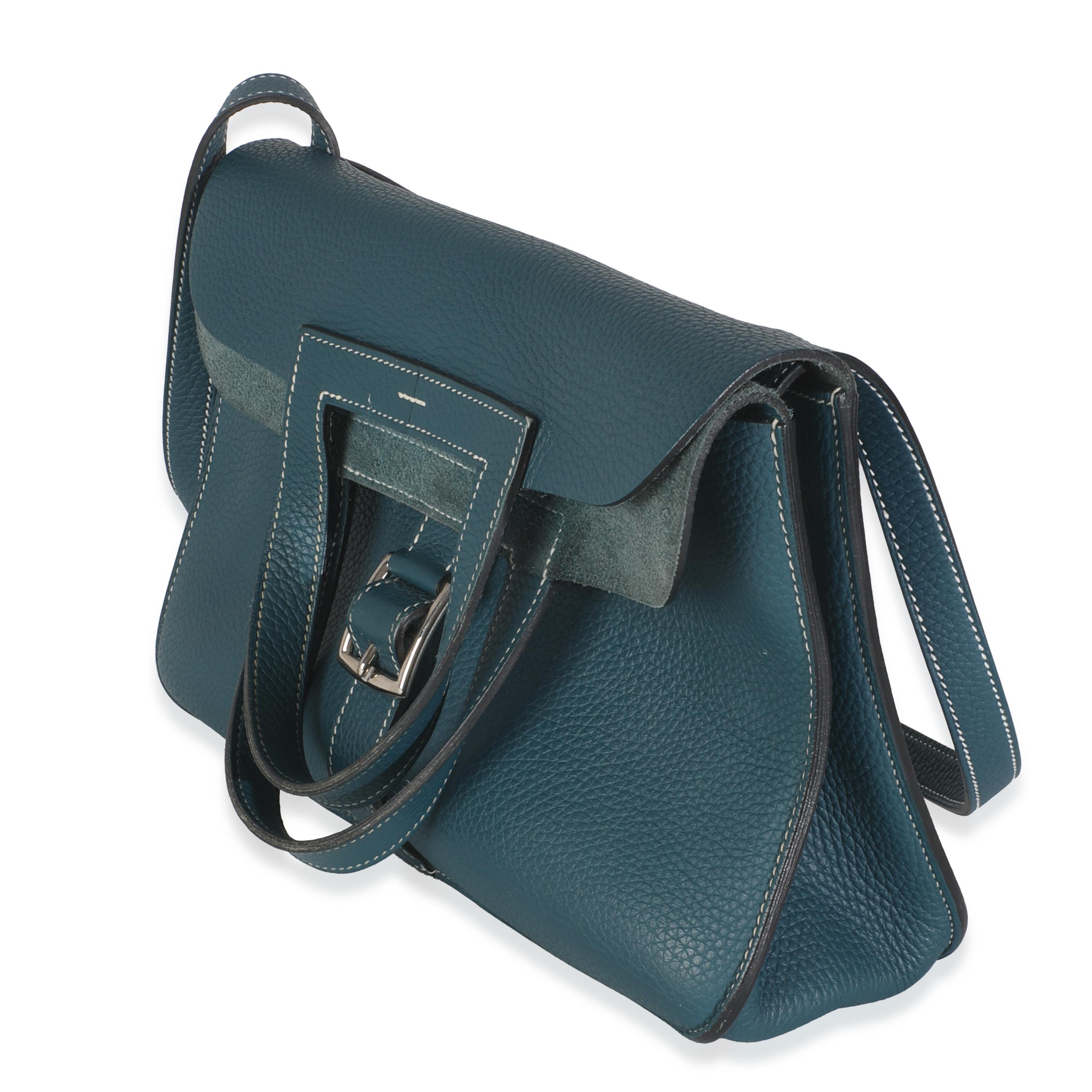 Hermès Colvert Clemence Halzan 31 PHW Excellent état - En vente à New York, NY