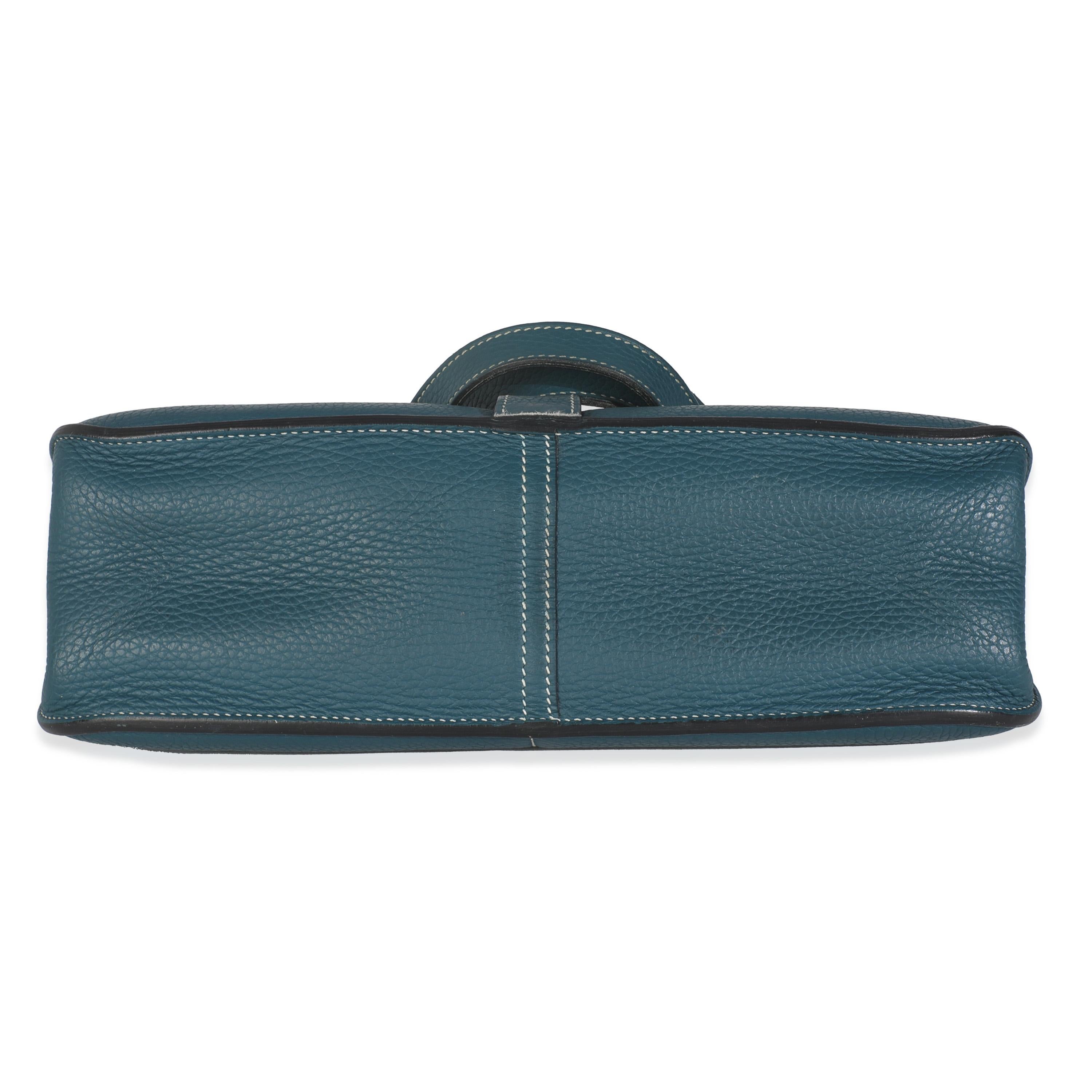Hermès Colvert Clemence Halzan 31 PHW en vente 3