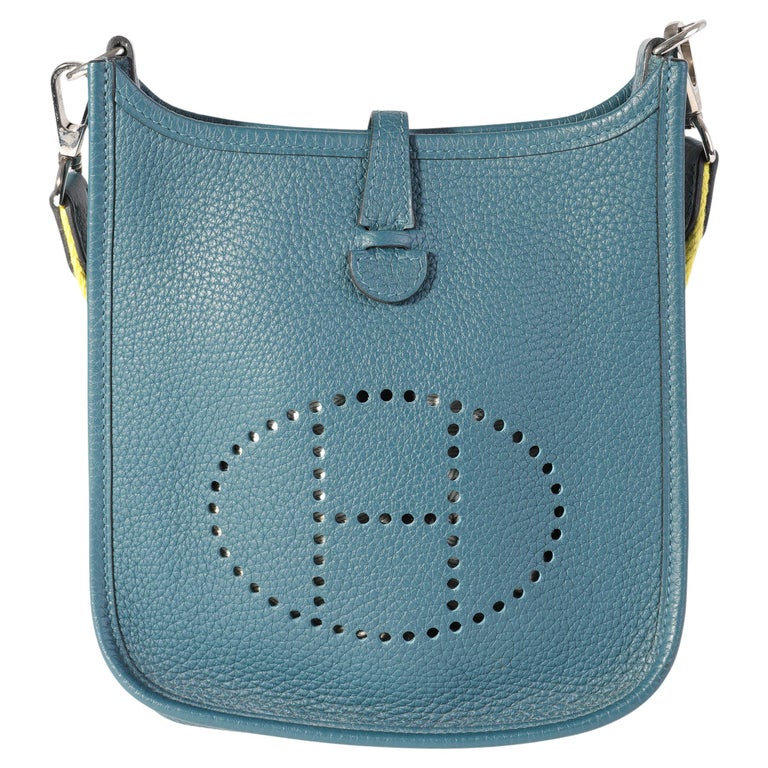 Hermès Colvert Clémence and Lime Amazone Evelyne TPM PHW For Sale at 1stDibs