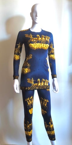 HERMÈS - Completo in seta " Cosmos " By Philippe Ledoux