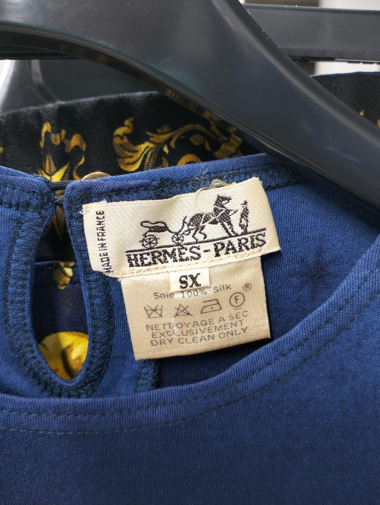 Black HERMÈS - Completo in seta 