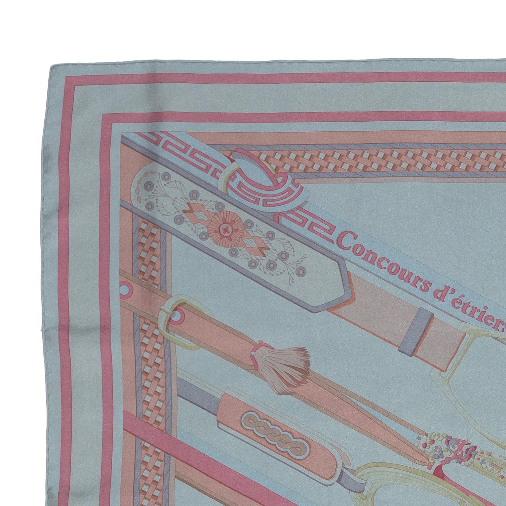 Hermès Concours D Etriers Carree Geant Silk 140 - Condizioni di zecca in vendita 2