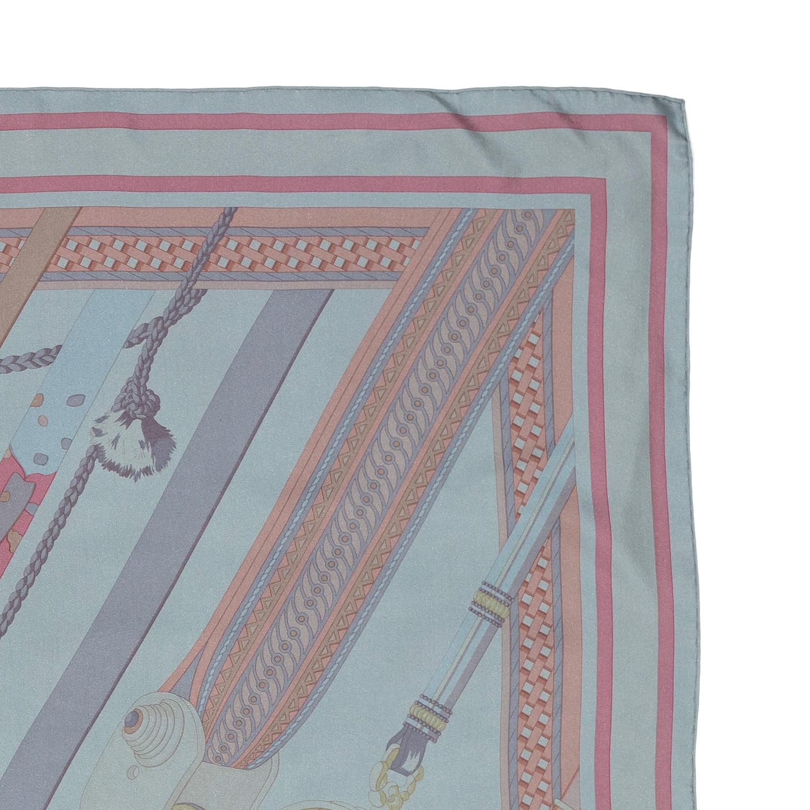 Hermès Concours D Etriers Carree Geant Silk 140 - Condizioni di zecca in vendita 4
