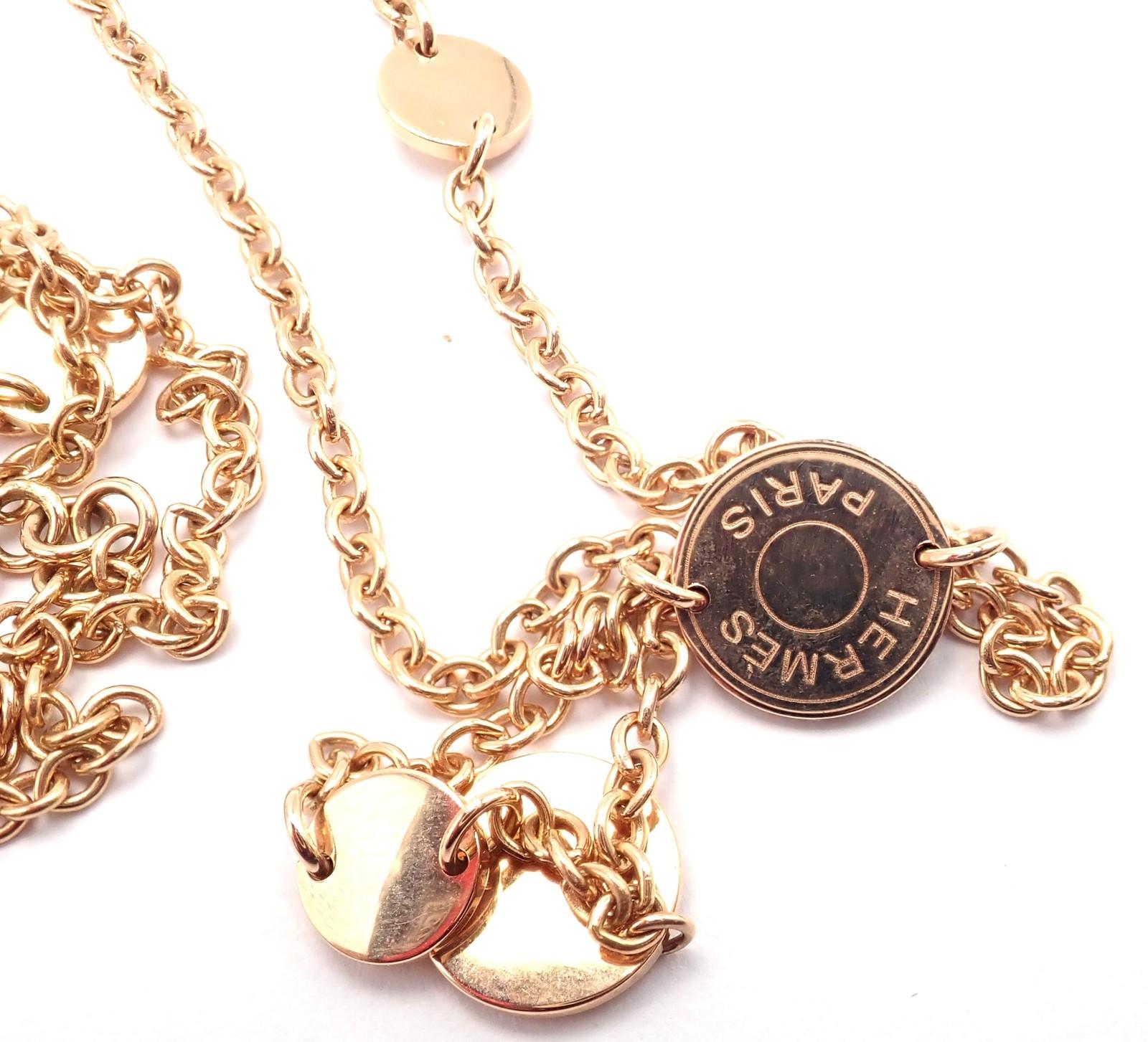 da uomo o donna Hermes Confetti Oro Rosa 42