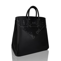 Hermes Connect the Dots Limited Edition HAC 40 Black Evergrain Leather